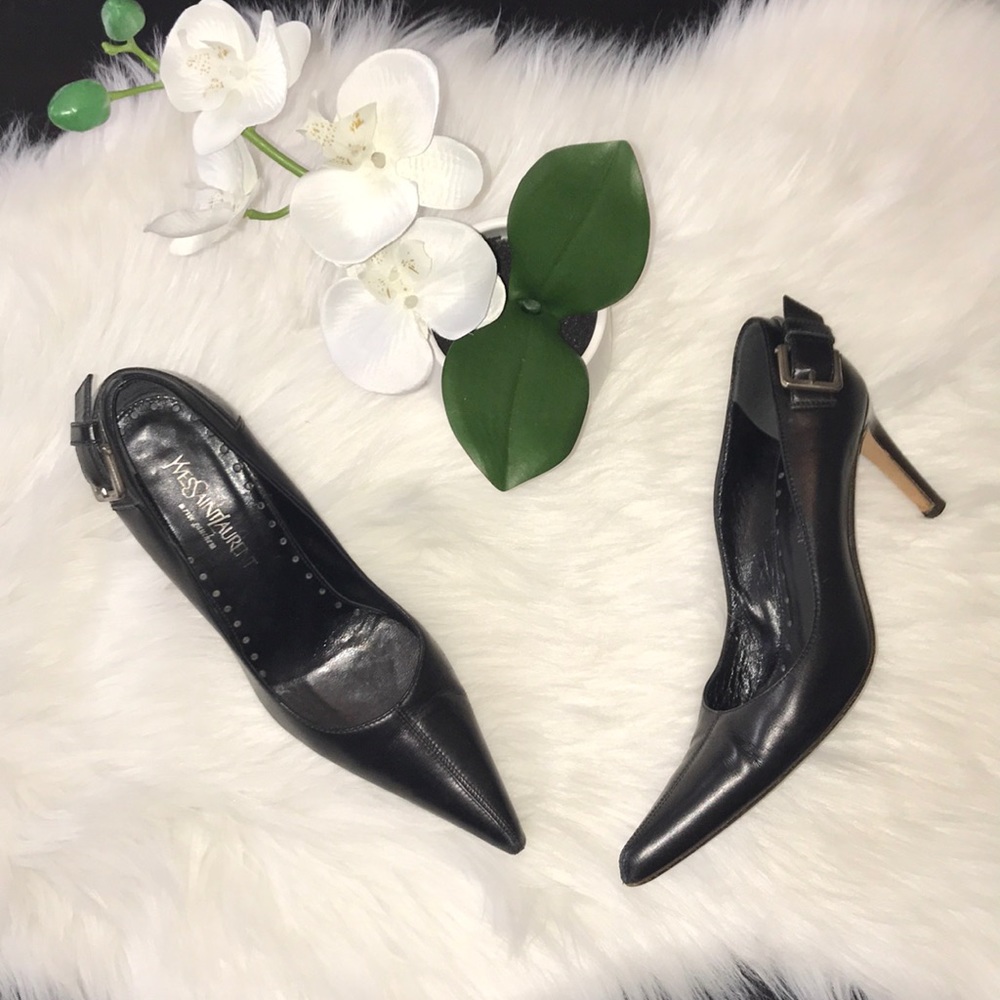 Yves Saint Laurent pointed toe heels
